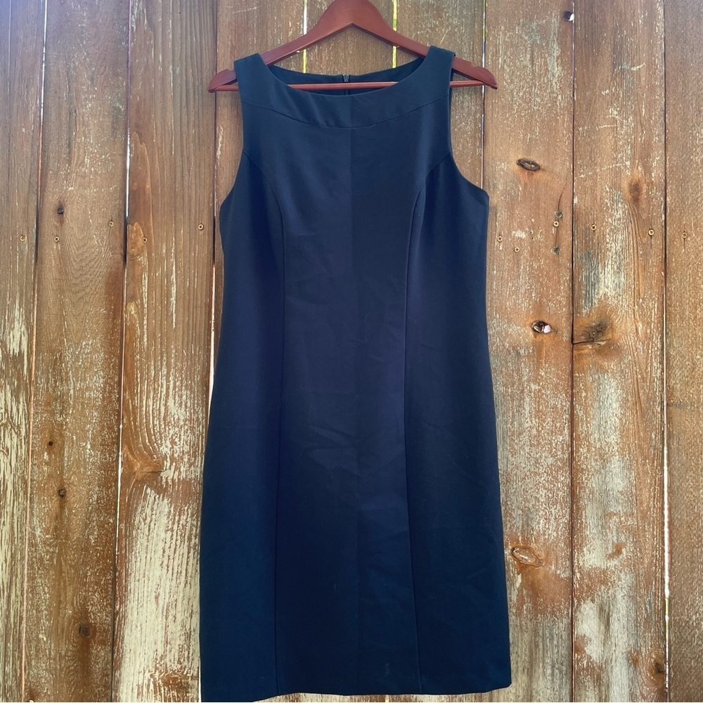 AGB Women’s Navy Sleeveless Sheath Pencil Dress Lined Size 8